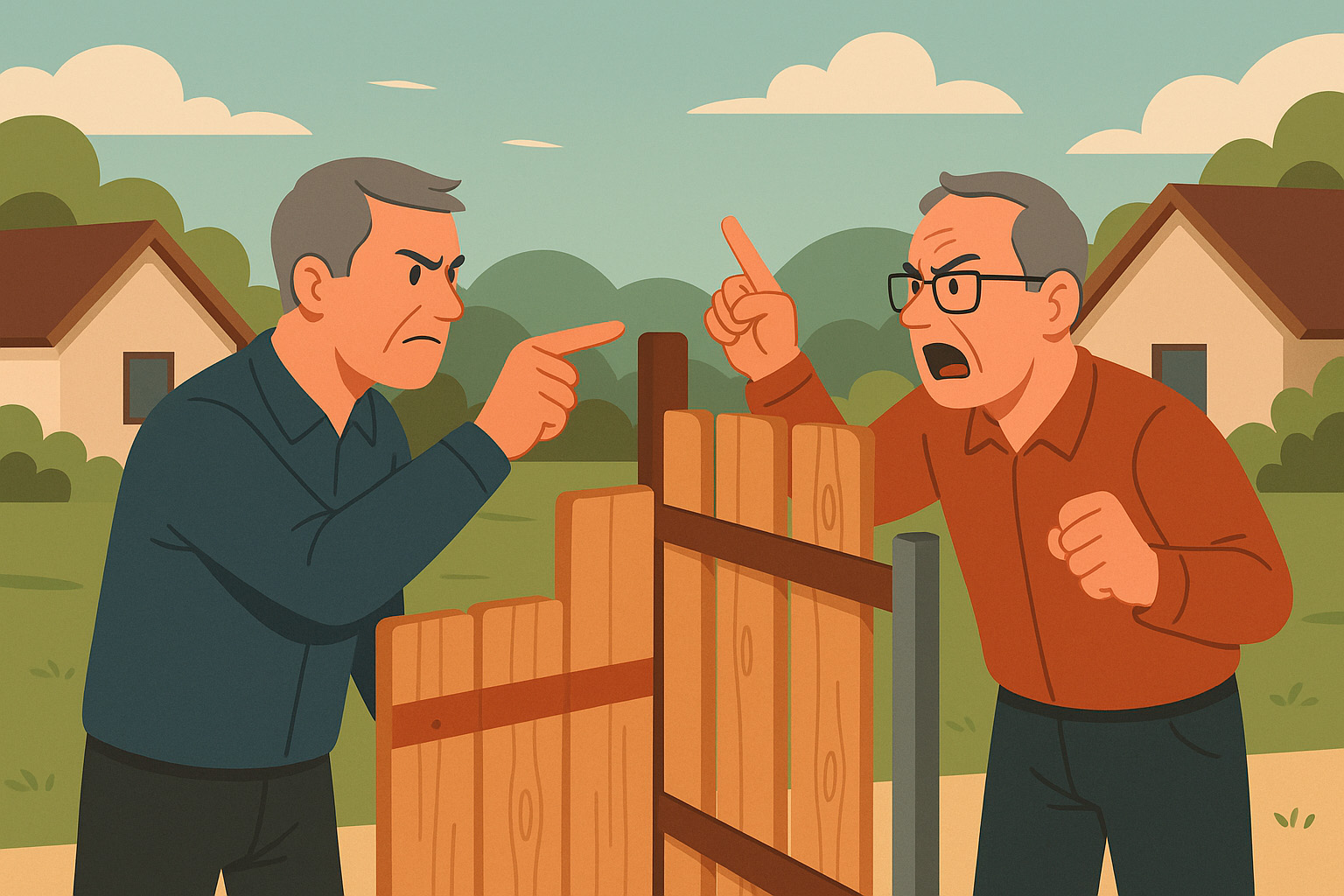 Споры о границах земельного участка — что делать, если сосед «залез»